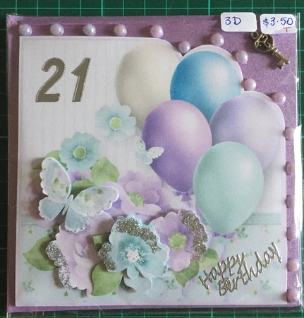 Butterfly Posy - Balloons Card Mini Kit by Tracy Leitch
