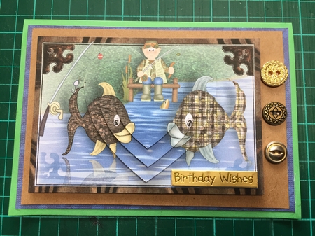 Male Birthday Card or Other Occasion by Tracy Leitch