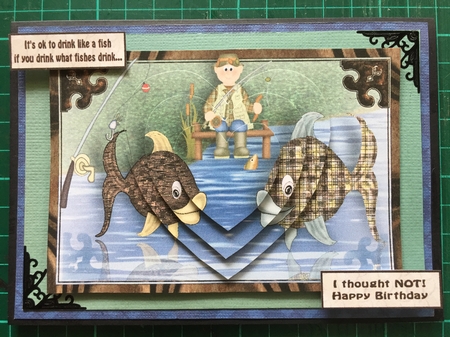 Male Birthday Card or Other Occasion by Tracy Leitch