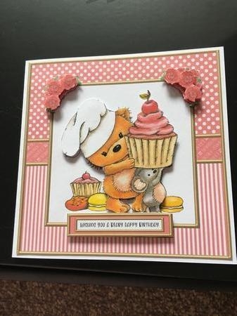 Cute Critters Birthday Topper by Tracy Morley