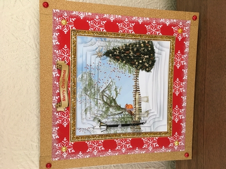 Scenic Christmas Pyramage by Tracy Morley