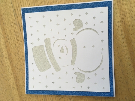 CHRISTMAS SQUARE CARD 9 by Tracy Morley