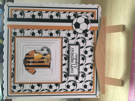 8x8 Hull Football Club Mini Pyramage Kit - x4 A4 Sheets  by Tracy Morley