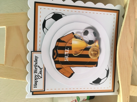 12x12cm Hull Topper with Pyramage & Sentiments  by Tracy Morley