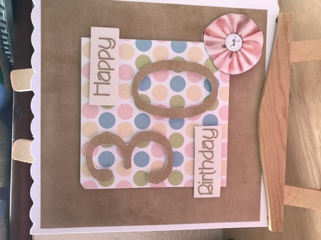 Female Polka - 30th Birthday Card by Tracy Morley