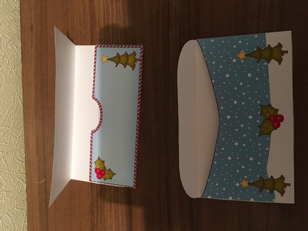 Christmas Oops Rudolph Money or Gift Wallet Card Kit by Tracy Morley