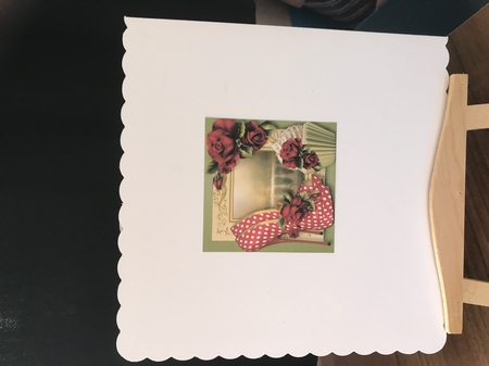 Eccentric Shoes, Cupcake & Red Roses Mini Kit by Tracy Morley