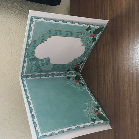 Rooftops Mum at Christmas to Fit 6in Folded Insert by Tracy Morley