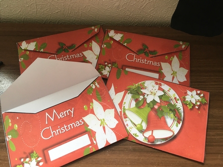 Lovely Christmas Money Wallet 2 by Tracy Morley