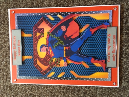 Super Hero - Retro Superman by Tracy Morley
