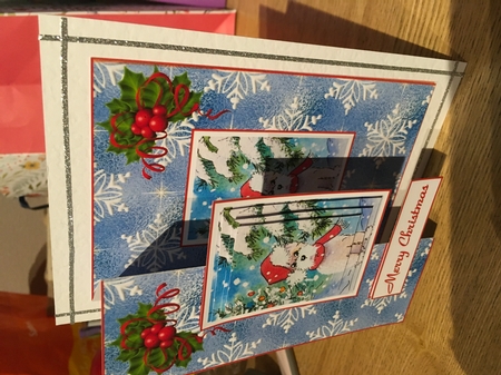 Christmas Westie by Tracy Morley