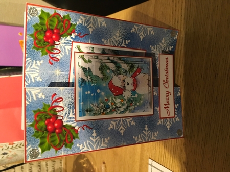 Christmas Westie by Tracy Morley