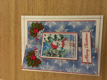 Christmas Westie by Tracy Morley