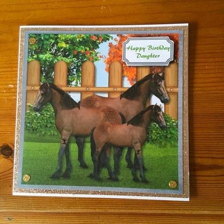 Horse family by Tracy Morley