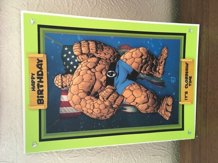 Super Hero - The Thing by Tracy Morley