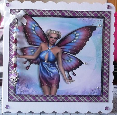 Butterfly Fairy in the Moonlight 8x8 Mini Kit by Tracy OConnell