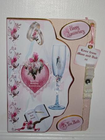 Wedding/anniversary Fancy Edge with Decoupage by Tracy Priddle