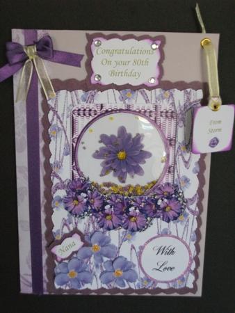 Purple Flowers Galore! by Tracy Priddle