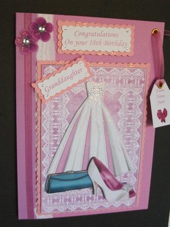Ladies Gown and Accessories on Lace by Tracy Priddle