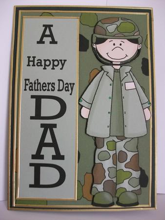 Fathers Day Soldier by Tracy Priddle