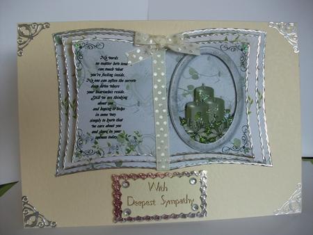 With Deepest Sympathy Book Sheet by Tracy Priddle