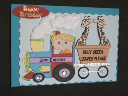 Giraffe Jungle Train by Tracy Priddle