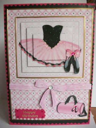Love to Dance - Pyramid Card by Tracy Priddle