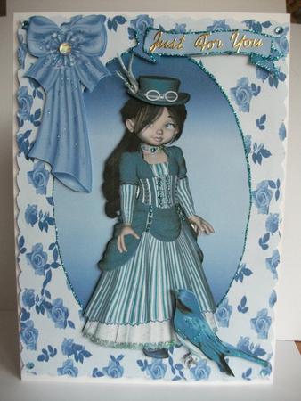 Pretty in Blue, with Bluebird! by Tracy Priddle