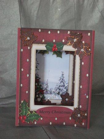 Inside Out Card Through a Christmas Window by Tracy Priddle