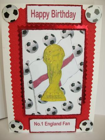 Gold World Cup Decoupage by Tracy Priddle