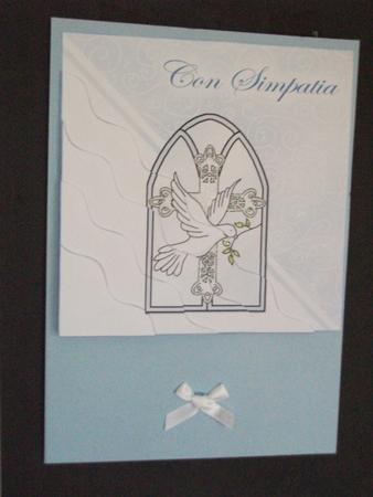 Italian Sympathy Wavy Corner Side Stacker Topper by Tracy Priddle