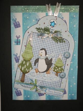 Penguin Skating by Tracy Priddle