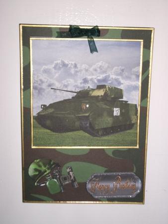 Army Tank 2 by Tracy Priddle