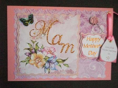Flowers & Gems for Mam 8x8inch Step by Step by Tracy Priddle
