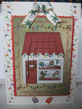 My Christmas Shop Inverted Pyramid by Tracy Priddle