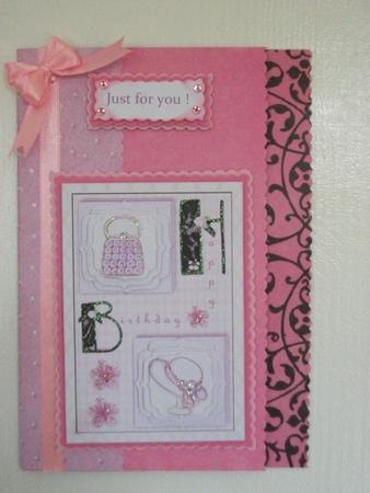 Pink Accessories Double Shaped Pyramid by Tracy Priddle
