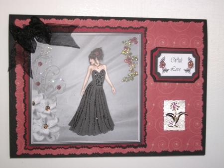 Black Evening Dress by Tracy Priddle