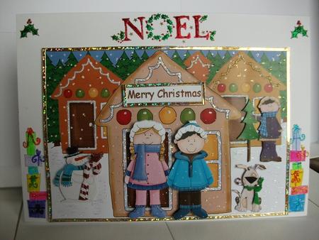 Come & Join Us at Christmas Decoupage Topper by Tracy Priddle
