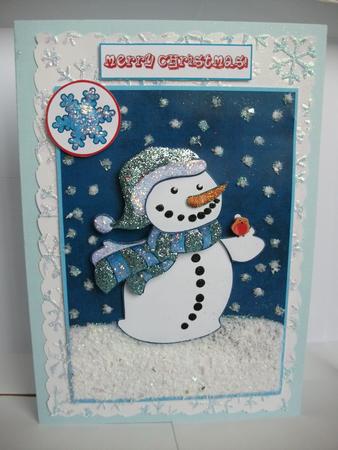 Mr Snowman & Robin Quick Decoupage Sheet by Tracy Priddle