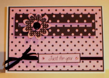 Bags of Style Flower Slider Card by Tracy Napier