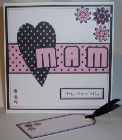 Hearts N Flowers Mothers Day Card by Tracy Napier