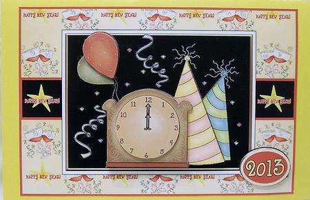 Goldstar New Year by Tricia Dias