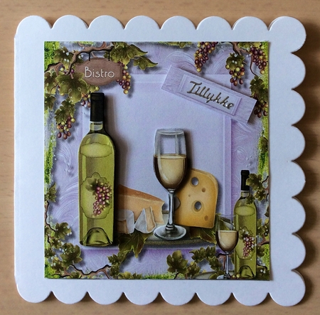White Wine and Mature Chees, Relax by Ulla Skraedderdal