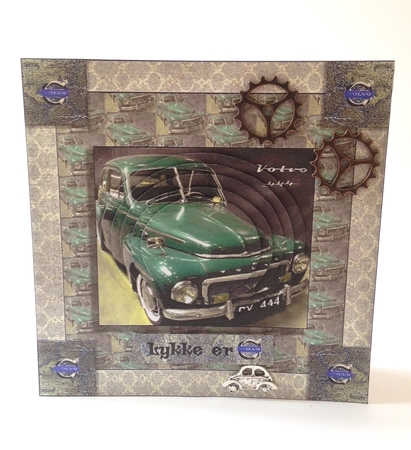 Green Volvo 444 by Ulla Skraedderdal