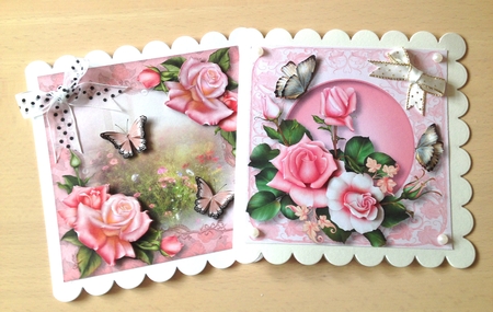 Gorgeous Butterflies 8x8 Bumper Kit by Ulla Skraedderdal