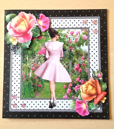 Step Into the Garden Pink  by Ulla Skraedderdal