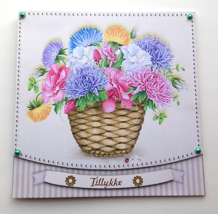 Watercolor Flower Card Kit 977 by Ulla Skraedderdal