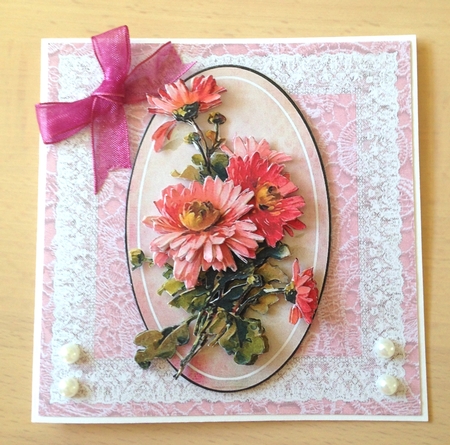 Vintage Asters step by step by Ulla Skraedderdal