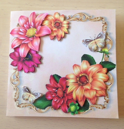 Beautiful Bright Flowers 7x7 by Ulla Skraedderdal