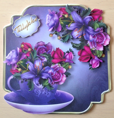 Soft Gothic - Teacup & Saucer by Ulla Skraedderdal